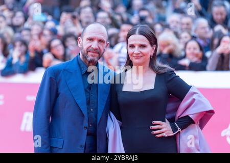 19 ottobre 2024, Roma, Italia: Ralph Fiennes e Juliette Binoche partecipano al Red carpet del film 'The Return'' durante la 19a edizione della Festa del Cinema di Roma, il 19 ottobre 2024 (Credit Image: © Matteo Nardone/Pacific Press via ZUMA Press Wire) SOLO USO EDITORIALE! Non per USO commerciale! Foto Stock