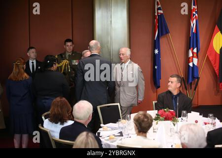 Sydney, Australia. 20 ottobre 2024. Il Re parteciperà a un evento per celebrare il bicentenario del Consiglio legislativo del nuovo Galles del Sud. Crediti: Richard Milnes/Alamy Live News Foto Stock