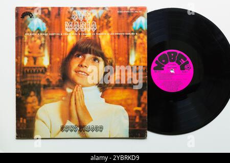 René Simard Ave Maria 33 1/3 giri, copertina dell'album e registrazione in vinile. Foto Stock