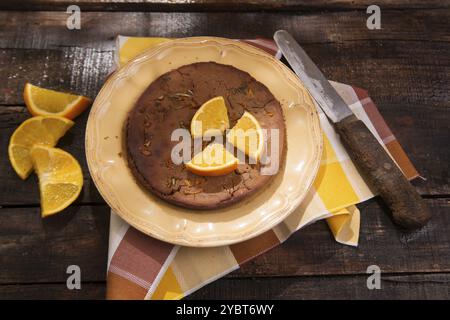 Prodotto con casagne di farina e buccia d'arancia Foto Stock