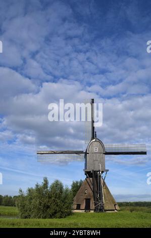 Mulino Noordeveldse vicino Dussen nel comune Werkendam nella provincia olandese Noord-Brabant Foto Stock