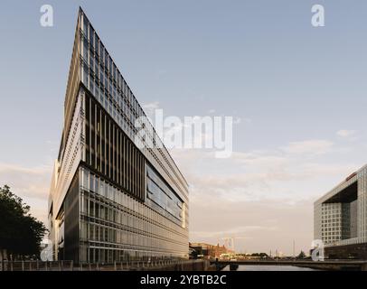 Amburgo, Germania, 3 agosto 2019: Uffici Deichtor e uffici Der Spiegel nel porto di Amburgo, Europa Foto Stock