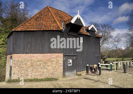 Watermill den Haller vicino a Diepenheim nella regione olandese di Twente Foto Stock