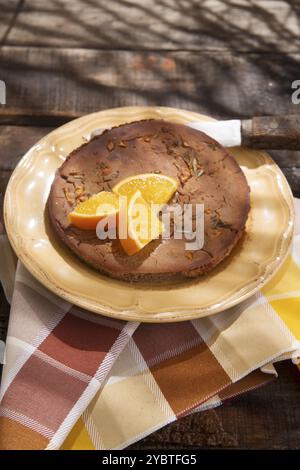 Prodotto con casagne di farina e buccia d'arancia Foto Stock