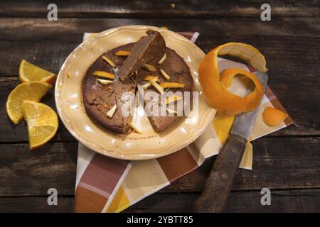 Prodotto con casagne di farina e buccia d'arancia Foto Stock