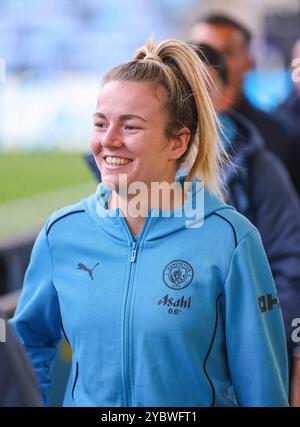 Manchester, Regno Unito. 20 ottobre 2024. Lauren Hemp durante la partita Manchester City Women vs Aston Villa Women's Super League al Joie Stadium di Manchester, Regno Unito il 20 ottobre 2024 Credit: Every Second Media/Alamy Live News Foto Stock