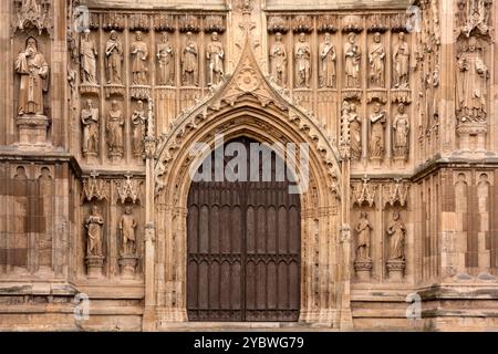 Beverley Minster a Beverley, East Riding of Yorkshire, Chiesa parrocchiale di Inghilterra. Si tratta di una delle più grandi chiese parrocchiali NEL REGNO UNITO Foto Stock