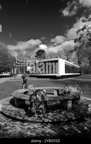 L'edificio Glasshouse a Jephson Gardens, Leamington Spa Town, Warwickshire, Inghilterra, Regno Unito Foto Stock