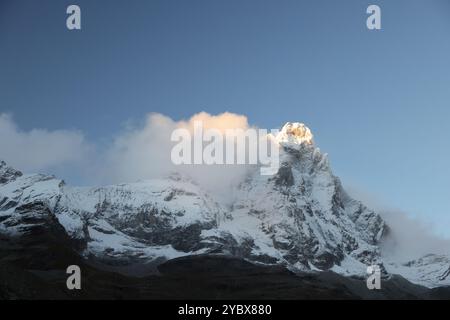 - Breul Cervinia, Italia, cervino matterhorn Foto Stock