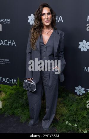 Madrid, Spagna. 10 ottobre 2024. Malu partecipa alla festa per il 30° anniversario di Tacha Beauty, chiamata fotografica all'U Zalacaín di Madrid. Credito: SOPA Images Limited/Alamy Live News Foto Stock