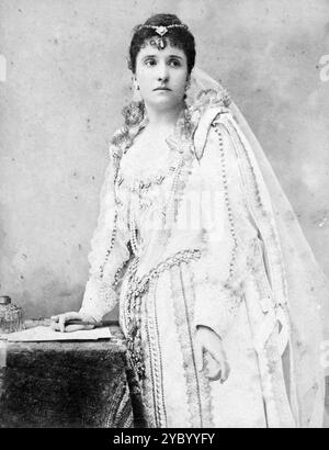 Dame Nellie Melba (1861 - 1931) soprano australiano di coloratura lirica. Foto Stock