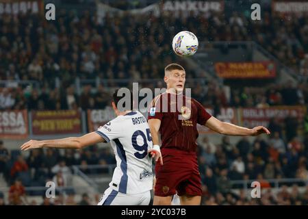 Artem Dovbyk della Roma durante la partita di calcio DI serie A COME Roma - Inter FC Stadio Olimpico il 20 ottobre 2024 a Roma, Italia Foto Stock