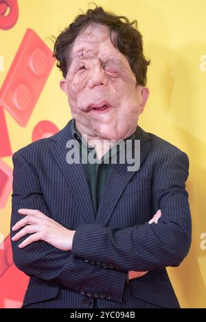 Londra, Regno Unito. 20 ottobre 2024. Nella foto: Adam Pearson partecipa al gala di chiusura per "Piece by Piece" al 68° BFI London Film Festival alla Royal Festival Hall di Southbank. Credito: Justin ng/Alamy Live News Foto Stock