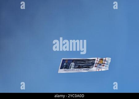 Austin, Stati Uniti. 20 ottobre 2024. Banner aereo Williams Racing. 20.10.2024. Formula 1 World Championship, Rd 19, United States Grand Prix, Austin, Texas, USA, Race Day. Il credito fotografico dovrebbe essere: XPB/Alamy Live News. Foto Stock