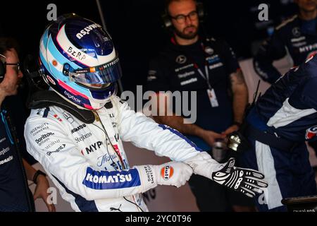 COLAPINTO Franco (arg), Williams Racing FW46, ritratto durante la Formula 1 Pirelli United States Grand Prix 2024, 19° round del Campionato del mondo di Formula 1 2024 dal 18 al 20 ottobre 2024 sul circuito delle Americhe, ad Austin, Stati Uniti d'America Foto Stock