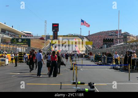 Austin, Stati Uniti. 20 ottobre 2024. Atmosfera DI GRIGLIA durante la gara di Formula 1 Pirelli United States Grand Prix 2024, in programma sul circuito delle Americhe di Austin, TX (USA) 18-20 settembre 2024 credito: Alessio De Marco/Alamy Live News Foto Stock