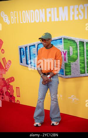 Londra, Regno Unito. 20 ottobre 2024. Pharrell Williams partecipa al "Piece by Piece" Closing Night Headline Gala - 68° BFI London Film Festival. (Foto di Loredana Sangiuliano/SOPA Images/Sipa USA) credito: SIPA USA/Alamy Live News Foto Stock