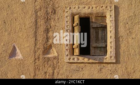 Duruma, villaggio, vicolo, casa, architettura, Arabia Saudita, Medio Oriente, Medio Oriente, Asia Foto Stock