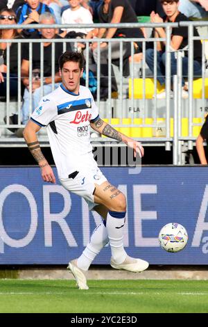 Venezia, Italia. 20 ottobre 2024. Nicolo Zaniolo dell'Atalanta in azione durante l'enilive partita di calcio di serie A tra Venezia e Atalanta allo Stadio Pier Luigi Penzo, Nord Est Italia - domenica 20 ottobre 2024. Sport - calcio (foto di Paola Garbuio /Lapresse) credito: LaPresse/Alamy Live News Foto Stock