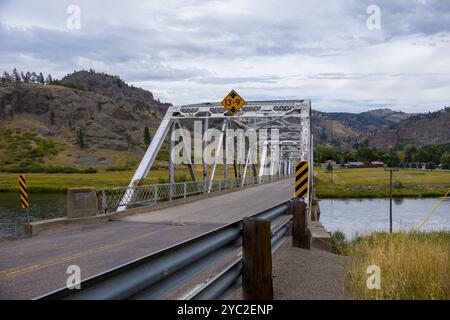 L'Hardy Bridge nel Montana Foto Stock