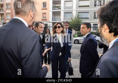 Milano, Italia. 21 ottobre 2024. Nella foto Daniela Santanch&#xe8;Milano - Italia - Cronaca Luned&#xec;, 21 ottobre, 2024 (foto di Marco Ottico/Lapresse) Assemblea generale Assolombarda 2024 Milano, Italia - News lunedì, 21 ottobre, 2024 (foto di Marco otto/Lapresse) crediti: LaPresse/Alamy Live News Foto Stock