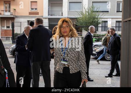 Milano, Italia. 21 ottobre 2024. Nella foto Emma MarcegagliaMilano - Italia - Cronaca Luned&#xec;, 21 ottobre, 2024 (foto di Marco Ottico/Lapresse) Assemblea generale Assolombarda 2024 Milano, Italia - News lunedì, 21 ottobre, 2024 (foto di Marco Ottico/Lapresse) crediti: LaPresse/Alamy Live News Foto Stock