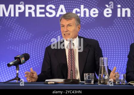 Milano, Italia. 21 ottobre 2024. Nella foto Alessandro Spada Presidente AssolombardaMilano - Italia - Cronaca Luned&#xec;, 21 ottobre, 2024 (foto di Marco Ottico/Lapresse) Assemblea generale Assolombarda 2024 Milano, Italia - News lunedì, 21 ottobre, 2024 (foto di Marco Ottico/Lapresse) crediti: LaPresse/Alamy Live News Foto Stock