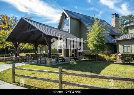 Centro visitatori Red Top Mountain presso il Red Top Mountain State Park sul lago Allatoona a Cartersville, Georgia. (USA) Foto Stock