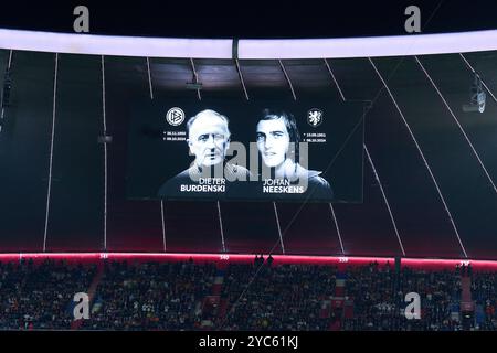 Teamphoto DFB in commemorazione per Dieter Burdenski e Johan Neeskens Nico Schlotterbeck, DFB 15 Jamie Leweling, DFB 7 Tim Kleindienst, DFB 9 Antonio Rüdiger, DFB 2 Oliver Baumann, DFB 1, Aleksadar Pavlovic, DFB 16 Maximilian Mittelstädt, DFB 18 Angelo Stiller, DFB 19 Serge Gnabry, 2024 GERMANIA 2024/2025 FB 14, GERMANIA, GERMANIA, FB 14 14 febbraio 1-0 2024. Fotografo: Peter Schatz Foto Stock