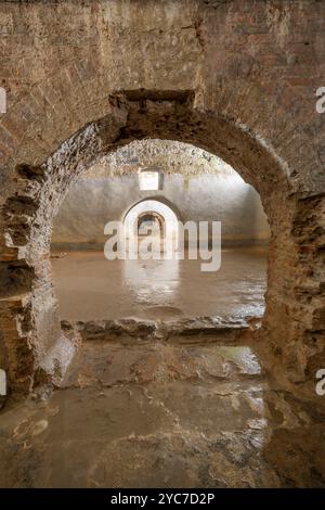 Cisterne romane, fermo, Ascoli Poceno, Marche, Italia Foto Stock