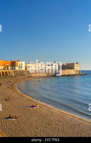 Purity Beach, Spiaggia della Purità, Gallipoli, Lecce, Salento, Puglia, Italia Foto Stock