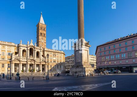 Basilica Papale di Santa Maria maggiore, Roma, Lazio, Italia Foto Stock