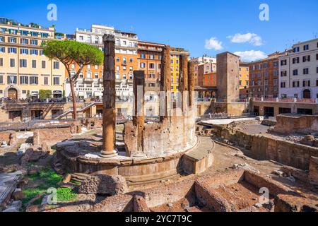 Area sacra di largo Argentina, Roma, Lazio, Italia Foto Stock