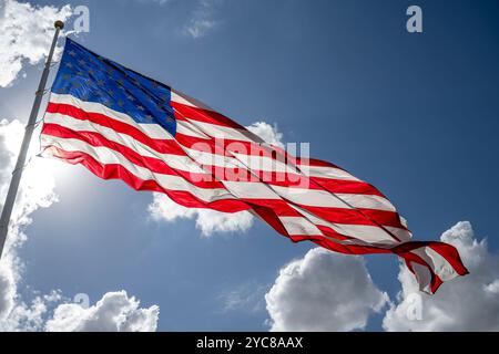Austin, Texas, Stati Uniti, 19 ottobre 2024, Gran Premio degli Stati Uniti, dal Circuit of the Americas compete per gli Stati Uniti. Il Gran Premio di Sprint Race del 2024 si svolge ad Austin, Texas, Stati Uniti. Crediti: Michael Potts/Alamy Live News Foto Stock