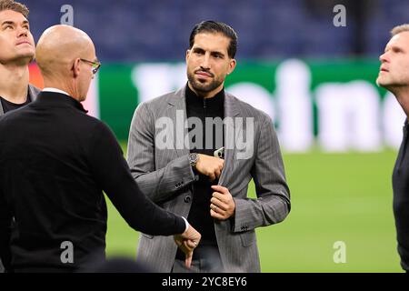 Madrid, Spagna. 21 ottobre 2024. Emre CAN del Borussia Dortmund in campo davanti alla partita di calcio della settimana 3 della UEFA Champions League 2024/2025 contro il Real Madrid CF allo stadio Santiago Bernabeu. Credito: SOPA Images Limited/Alamy Live News Foto Stock