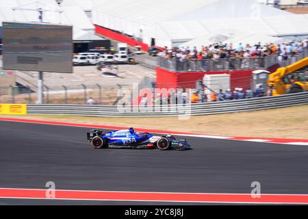 Austin, Texas, Stati Uniti. 20 ottobre 2024. 20 ottobre 2024: Liam Lawson n. 30 durante il Gran Premio di Formula 1 Pirelli degli Stati Uniti 2024 sul circuito delle Americhe di Austin in Texas. Brook Ward/Apparent Media Group (Credit Image: © AMG/AMG via ZUMA Press Wire) SOLO PER USO EDITORIALE! Non per USO commerciale! Foto Stock