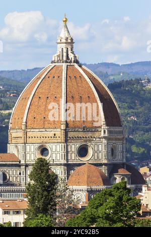 Cupola sulla Cattedrale di Santa Maria del Fiore Foto Stock