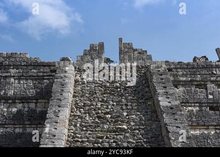 Rovine, piramide e templi a Chichen Itza, Yucatan, Mexico4 Foto Stock