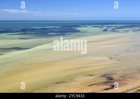 Denham Sound dall'Eagle Bluff Lookout, Denham, WA, Australia, Oceania Foto Stock