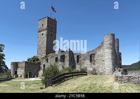 Le rovine del castello Konigstein Taunus, vista interna, assia, Germania, Europa Foto Stock