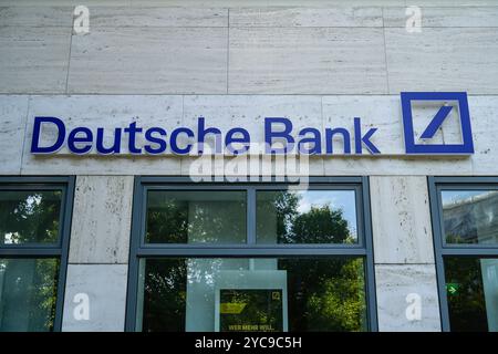 Deutsche Bank, filiale di Kurfürstendamm, Charlottenburg, Berlino, Germania, filiale Kurfürstendamm, Deutschland Foto Stock