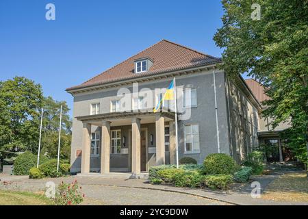 Museo Berlin-Karlshorst: Luogo della capitolazione maggio 1945, Zwieseler Straße, Karlshorst, Lichtenberg, Berlino, Germania, Museum Berlin-Karlshorst: o. Foto Stock