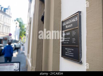 Treviri Germania 2 ottobre 2024 Karl-Marx-Haus. Luogo di nascita del filosofo. Marx è nato in città nel 1818. denkmal, casa, Foto Stock