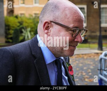 Londra, Regno Unito. 22 ottobre 2024. Richard Hermer, procuratore generale. I ministri del governo britannico partecipano alla riunione del gabinetto di governo a Downing Street, Londra, Regno Unito Credit: Imageplotter/Alamy Live News Foto Stock