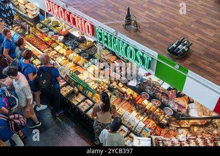 Kleinmarkthalle a Francoforte sul meno, überdachte Markthalle, Assia, Deutschland Kleinmarkthalle a Francoforte sul meno, überdachte Markthalle, Assia, Germania *** Kleinmarkthalle a Francoforte sul meno, mercato coperto, Assia, Germania Kleinmarkthalle a Francoforte sul meno, mercato coperto, Assia, Germania Foto Stock