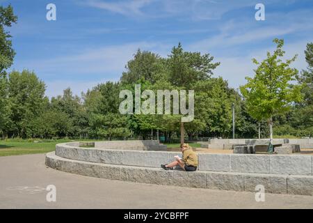 Mauergarten, Mauerpark, Prenzlauer Berg, Pankow, Berlino, Germania Foto Stock