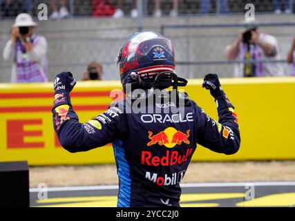 Max Verstappen vince la gara di Formula 1 Sprint sul circuito americano di Austin in Texas. Foto Stock