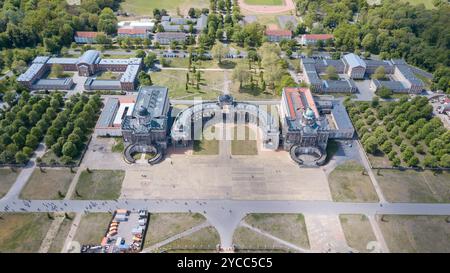 Veduta aerea dell'Università di Potsdam al Parco Sanssouci di Potsdam, Germania Foto Stock