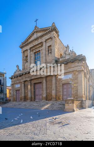 Chiesa madre , Santa Maria assunta in cielo, Gela, Caltanisetta, Sicilia, Italia Foto Stock