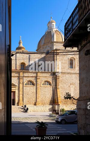 Chiesa madre , Santa Maria assunta in cielo, Gela, Caltanisetta, Sicilia, Italia Foto Stock